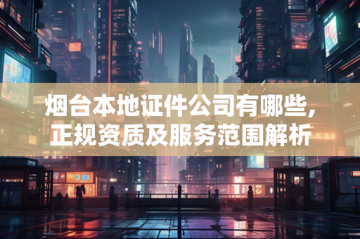 烟台本地证件公司有哪些,正规资质及服务范围解析